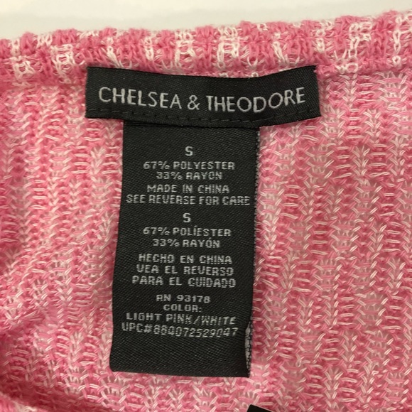 Chelsea & Theodore Textured Knit Top Size S - Picture 3 of 6